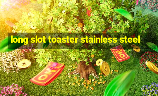 long slot toaster stainless steel