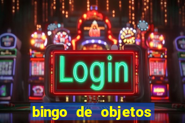 bingo de objetos para imprimir