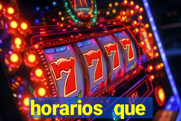 horarios que fortune tiger paga