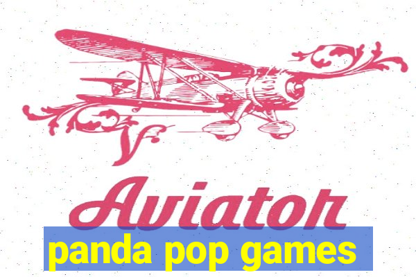 panda pop games