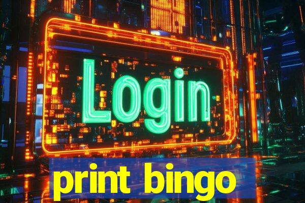 print bingo