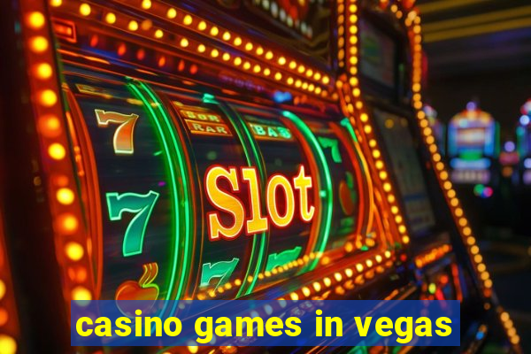 casino games in vegas