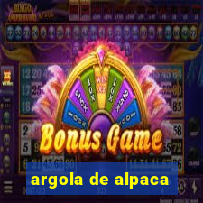 argola de alpaca