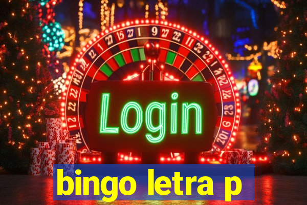 bingo letra p