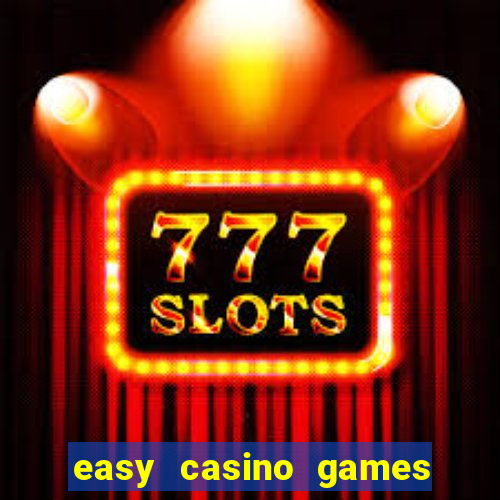 easy casino games to win money