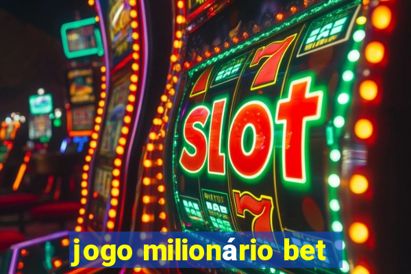 jogo milionário bet