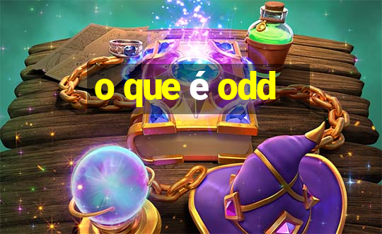 o que é odd