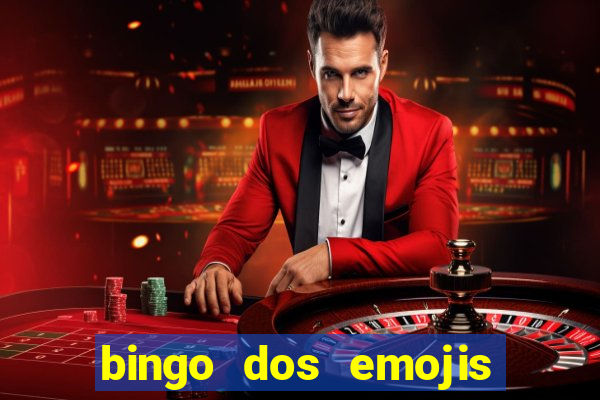 bingo dos emojis para imprimir