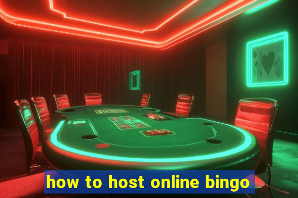 how to host online bingo