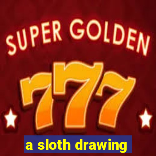 a sloth drawing