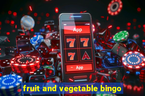 fruit and vegetable bingo