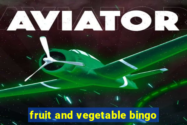 fruit and vegetable bingo