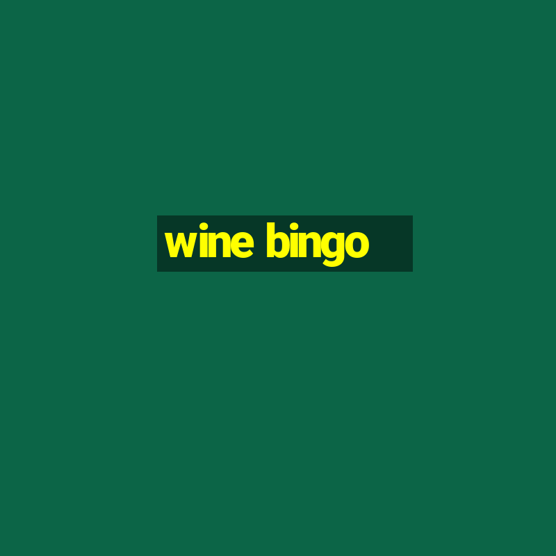 wine bingo