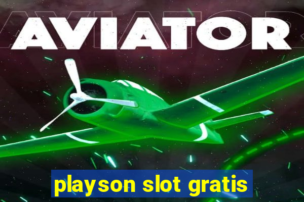 playson slot gratis