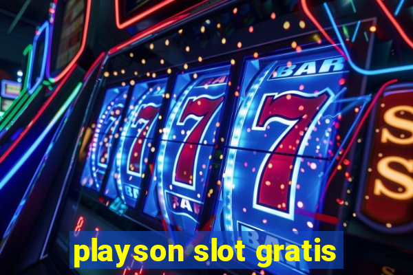 playson slot gratis