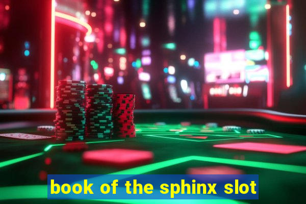 book of the sphinx slot