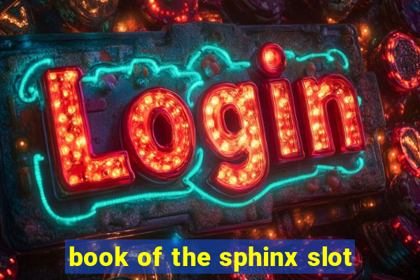 book of the sphinx slot