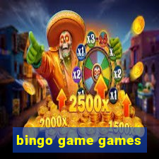 bingo game games