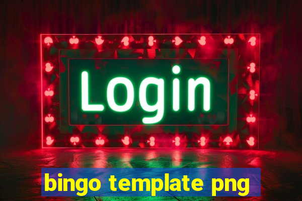 bingo template png