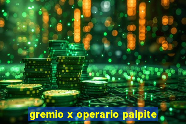 gremio x operario palpite