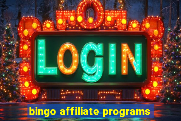 bingo affiliate programs