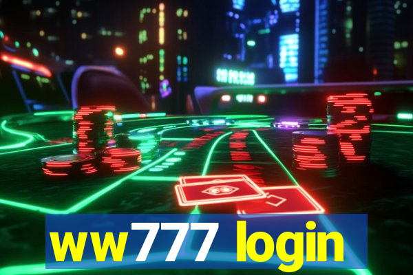 ww777 login