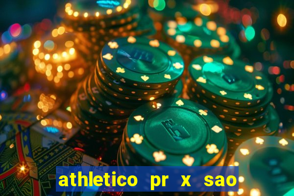 athletico pr x sao paulo palpites