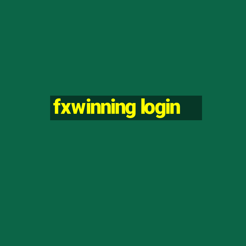 fxwinning login