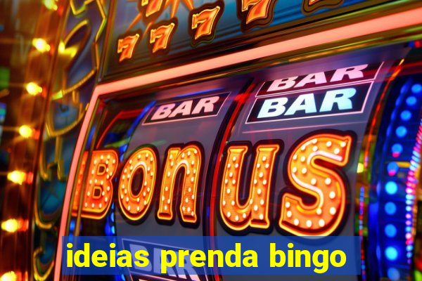 ideias prenda bingo