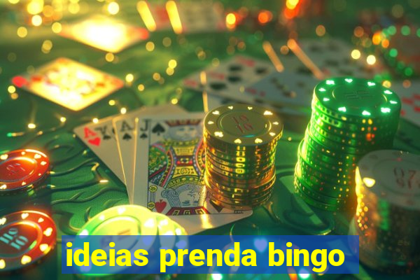 ideias prenda bingo