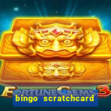 bingo scratchcard bonus game