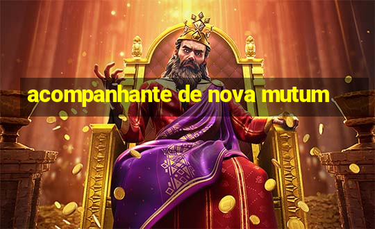 acompanhante de nova mutum