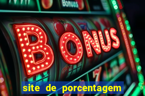 site de porcentagem de slots