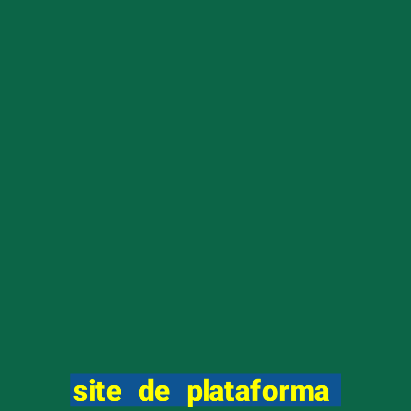 site de plataforma de jogos