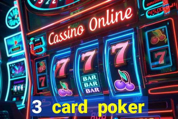 3 card poker casino rules