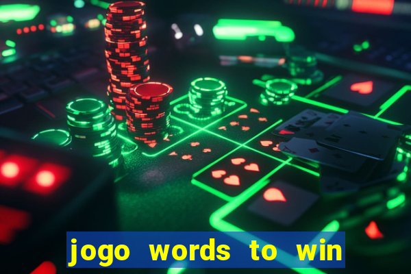 jogo words to win paga mesmo