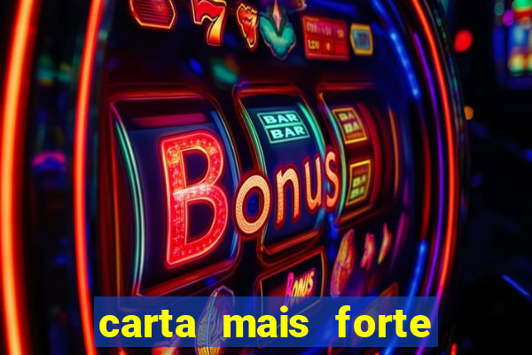 carta mais forte do poker