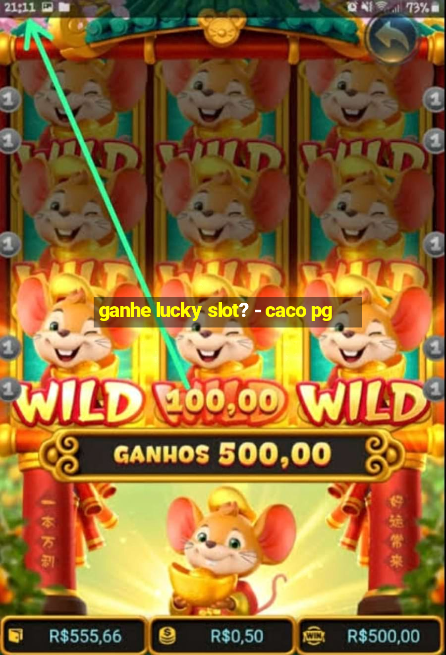 ganhe lucky slot? - caco pg