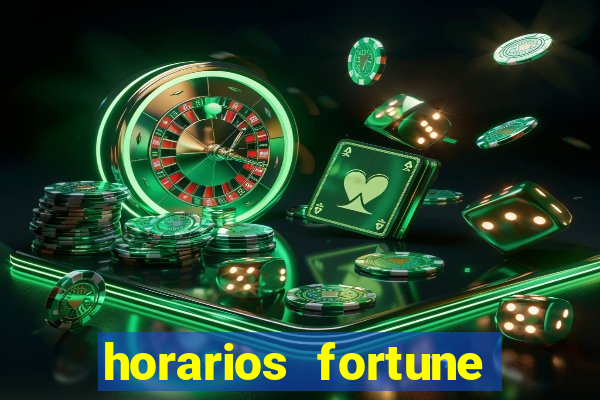 horarios fortune tiger madrugada