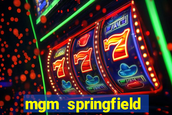 mgm springfield slot payout percentage