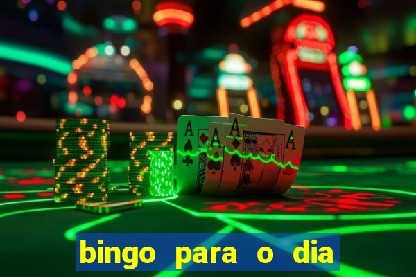 bingo para o dia das m?es