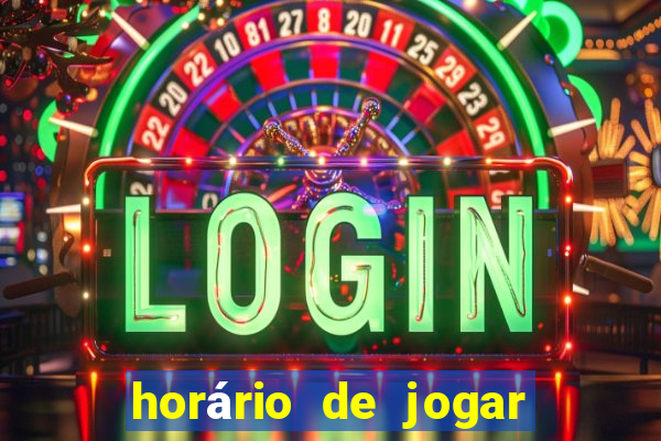 horário de jogar fortune rabbit