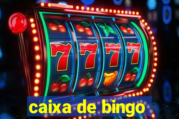 caixa de bingo