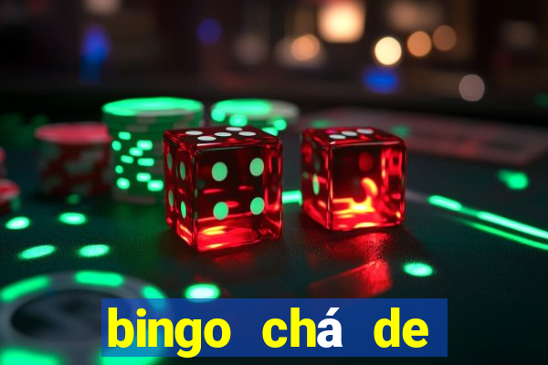 bingo chá de bebê excel