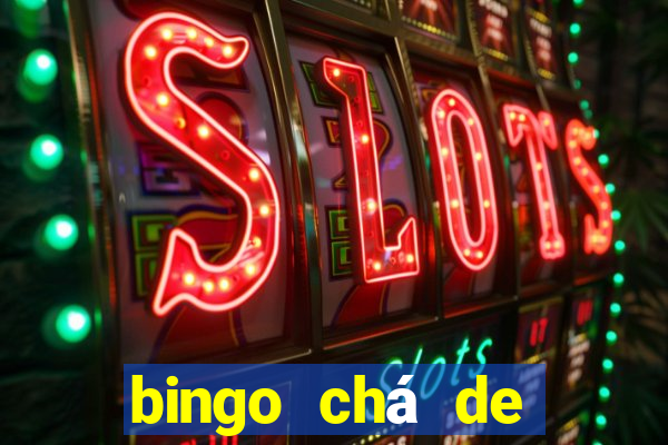 bingo chá de bebê excel