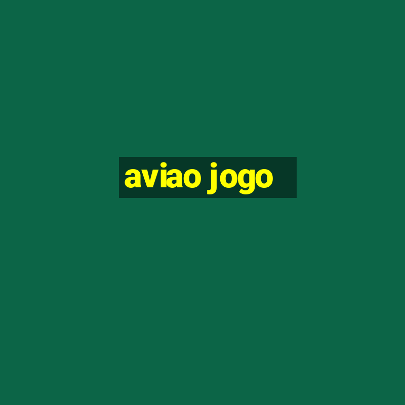 aviao jogo