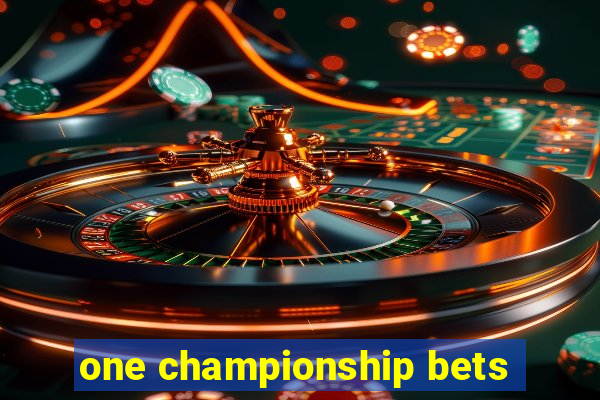 one championship bets