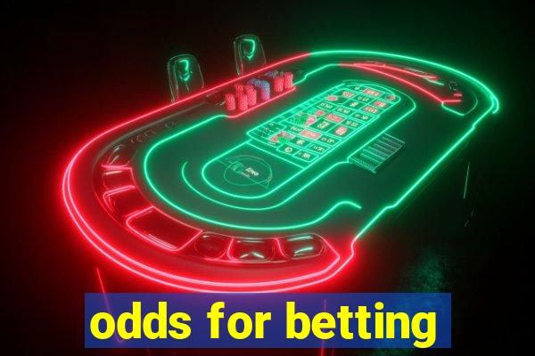 odds for betting