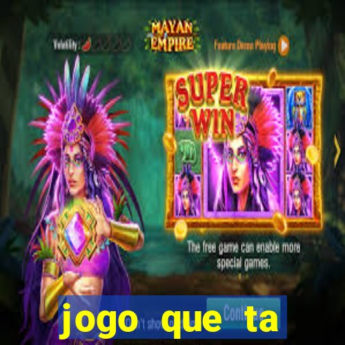 jogo que ta pagando na betano