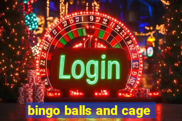 bingo balls and cage